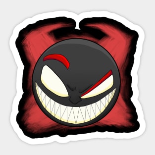 Evil Con Black Sticker